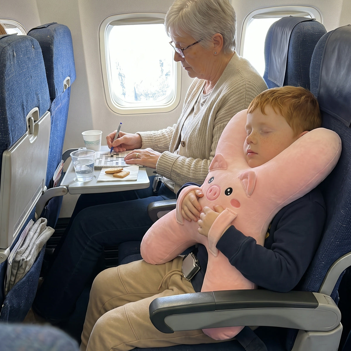 DozyRide on a flight with grandma