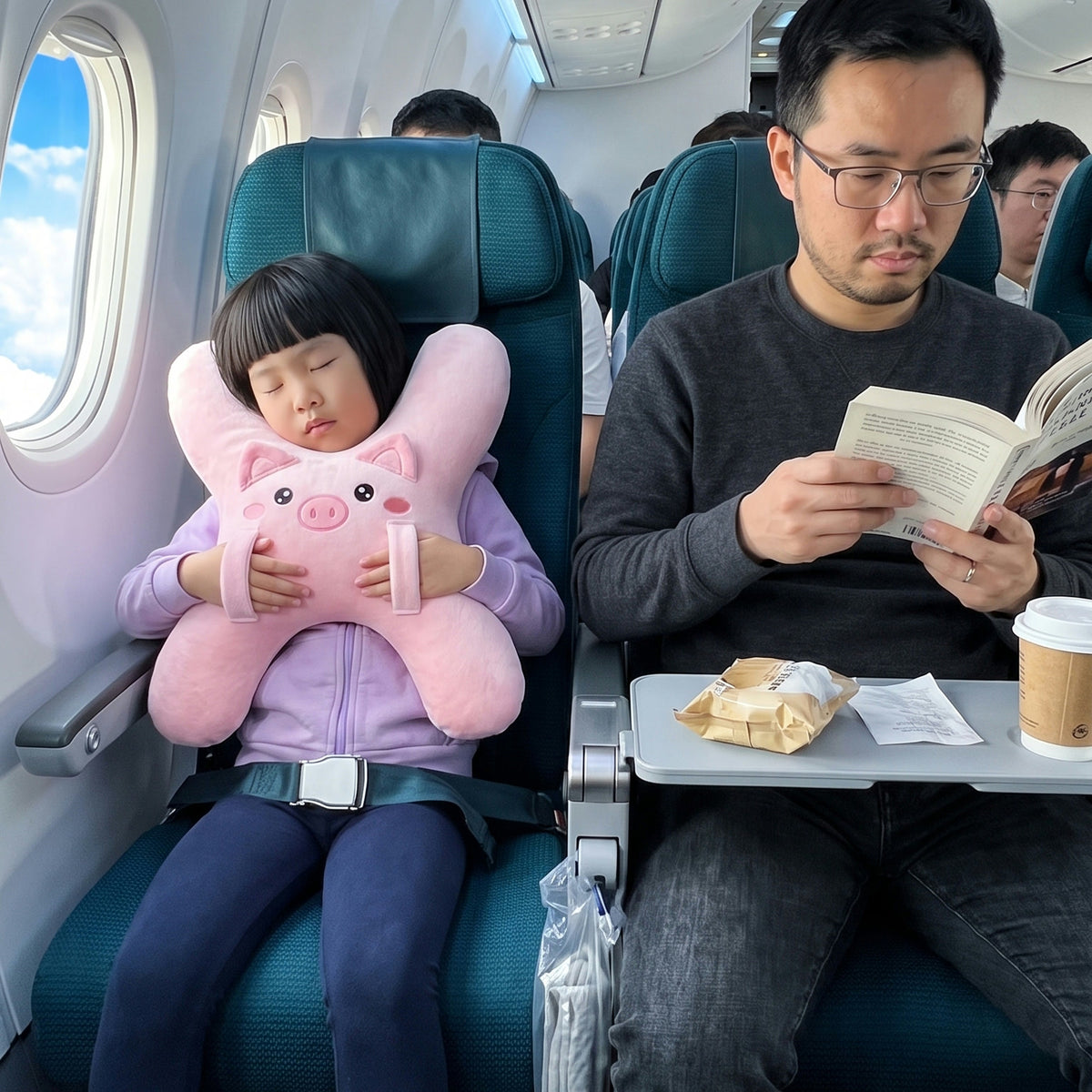 DozyRide on a plane